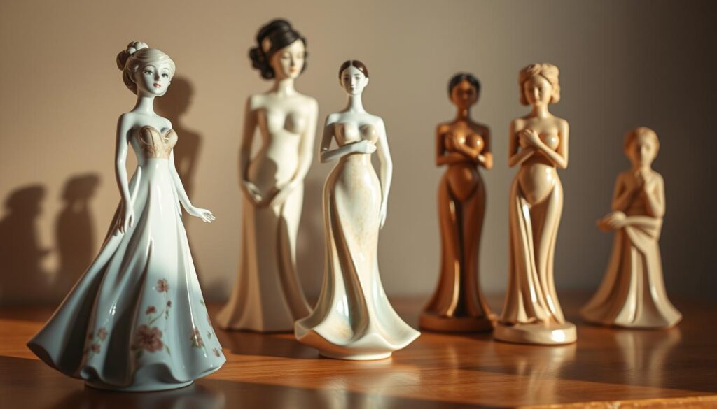 custom lady figurines