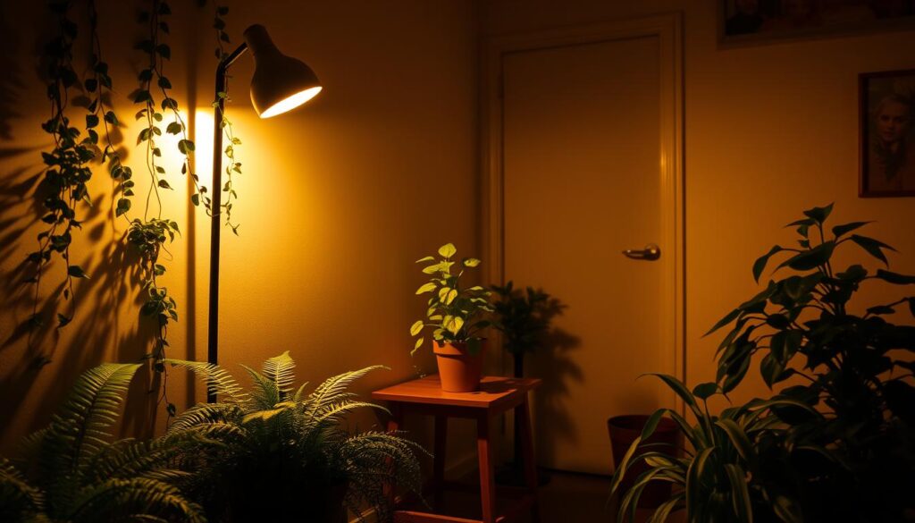 indoor plants in dark rooms