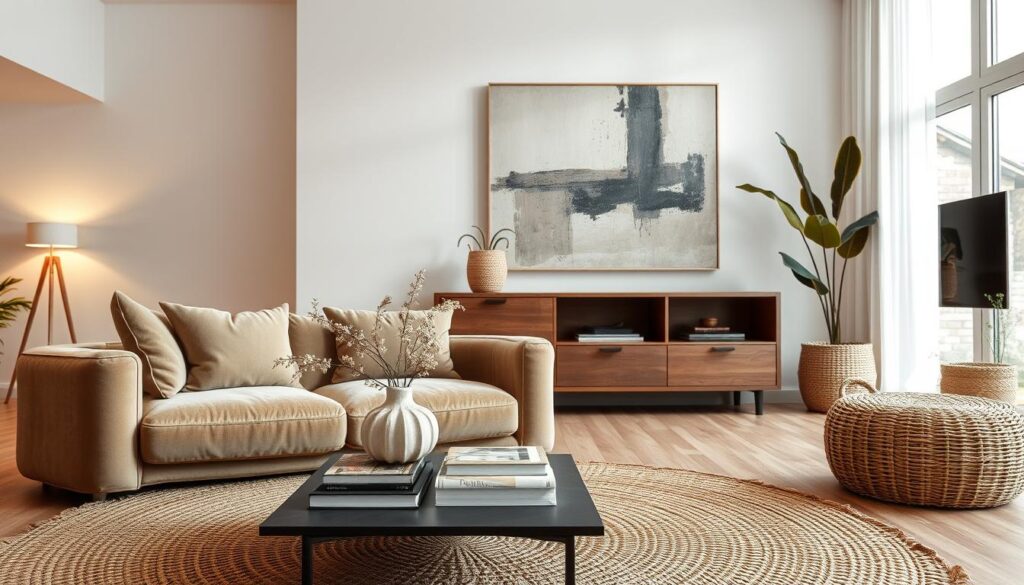 layering textures in modern interior design