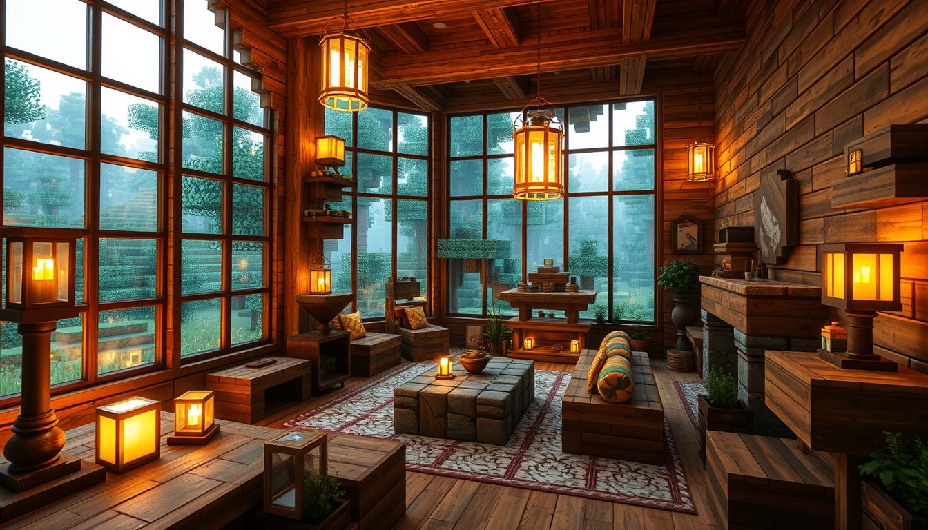minecraft home interior