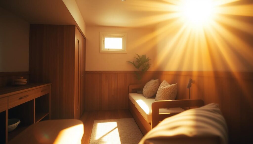 natural light in tiny spaces