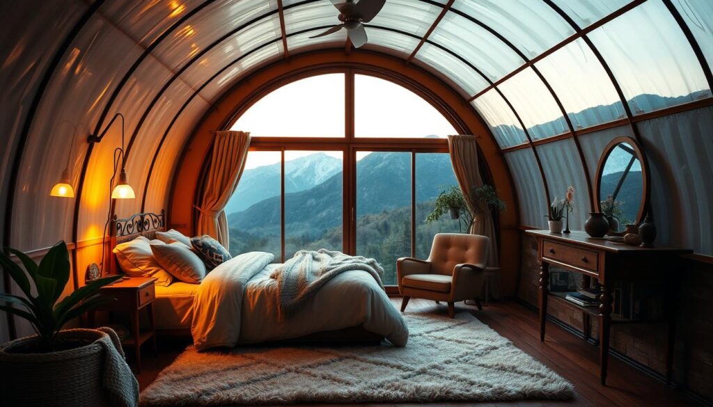Quonset bedroom design