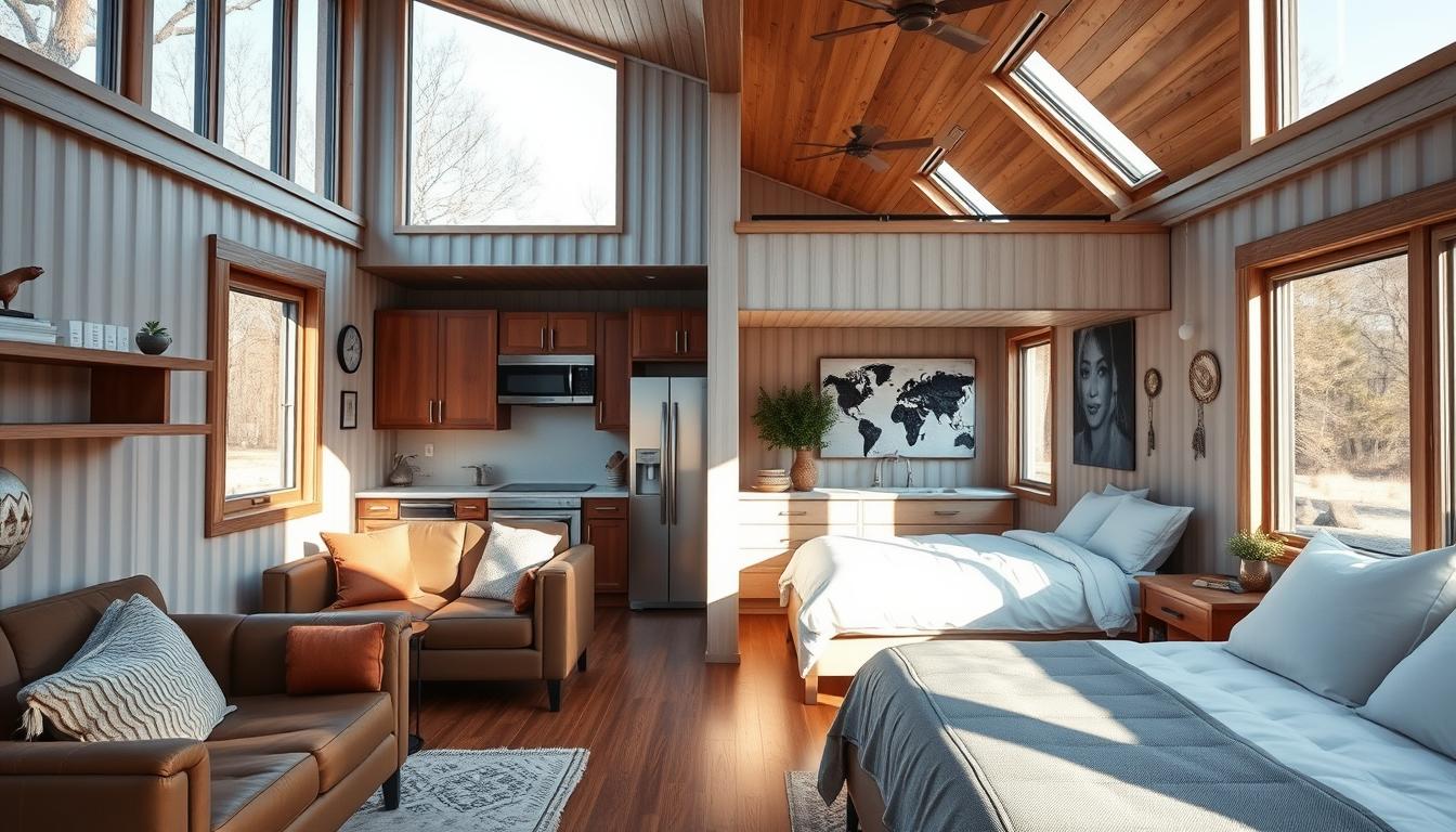 shipping container homes interior