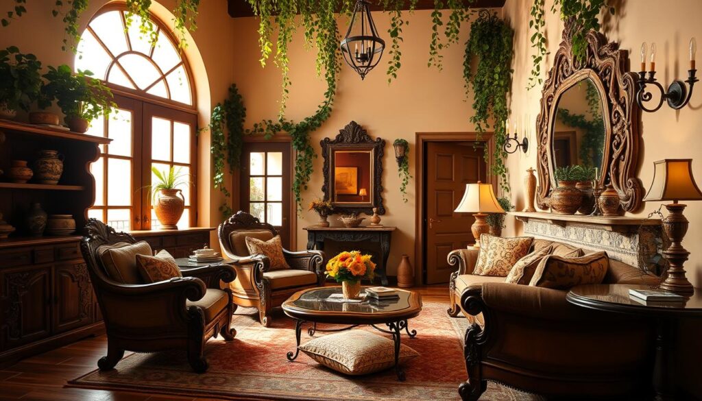 spanish-inspired furniture and decor
