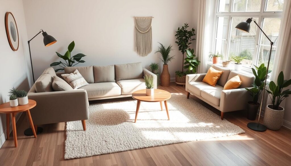 arranging furniture for comfort