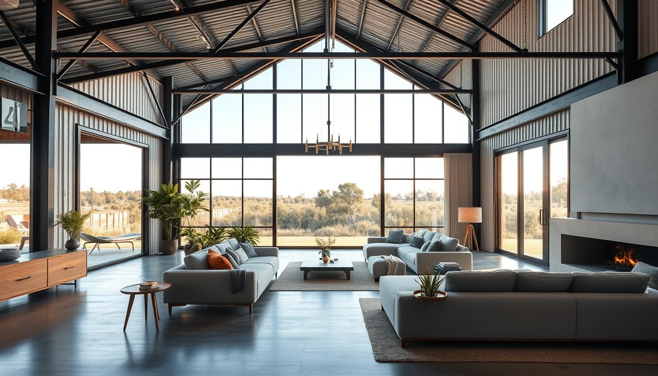 interior metal building homes